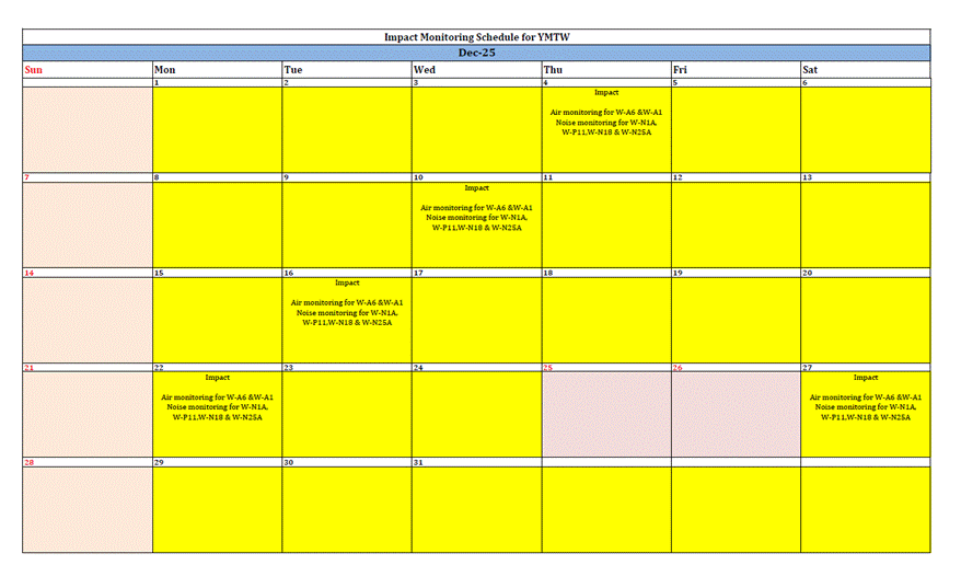 A yellow calendar with black text
AI-generated content may be incorrect.